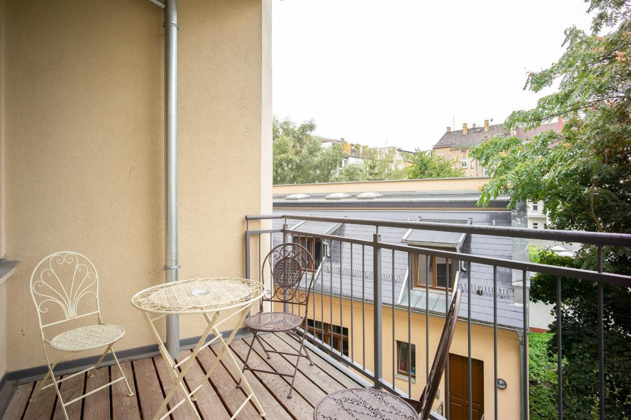 Leipzig-Suites No.12 4 Zimmer Apartment Und Balkon Luaran gambar